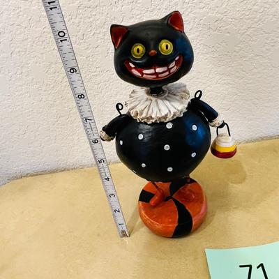 Retro style Halloween Cat