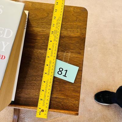 Antique Book Stand w/ Dictionary