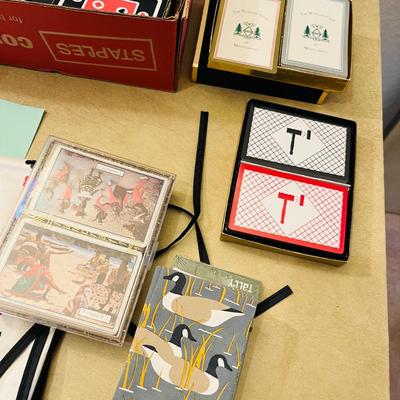 Lot of cards & card game supplies