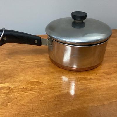 Vintage 1801 Revere Ware Copper Clad saucepan