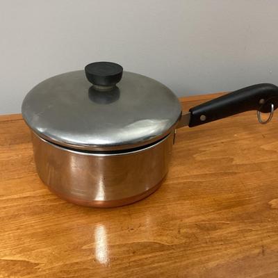 Vintage 1801 Revere Ware Copper Clad saucepan