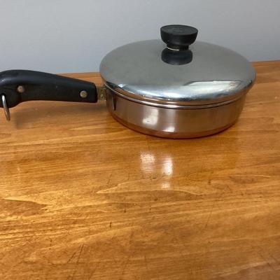 Vintage 1801 Revere Ware Copper Clad skillet
