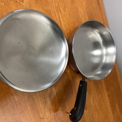 Vintage 1801 Revere Ware Copper Clad skillet
