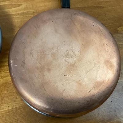 Vintage 1801 Revere Ware Copper Clad skillet