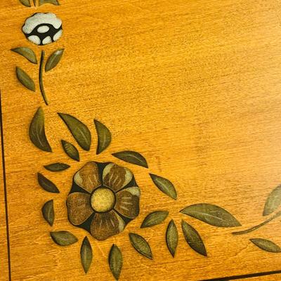 Ethan Allen Tole Painted Table