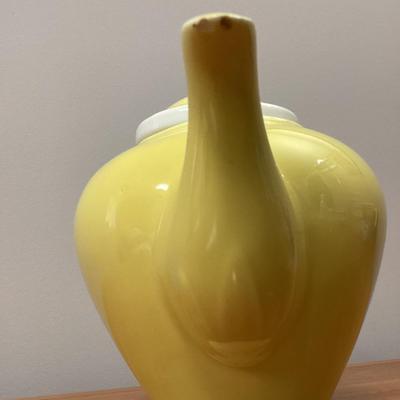 McCormick Tea Baltimore MD Yellow Ceramic Tea Pot