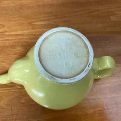 McCormick Tea Baltimore MD Yellow Ceramic Tea Pot
