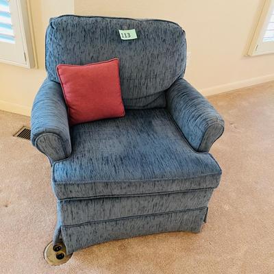 Blue upholstry Chair
