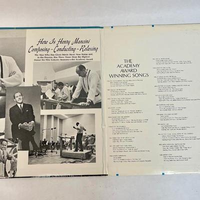 Henry Mancini The Academy Award Songs 33 RPM vinyl record album