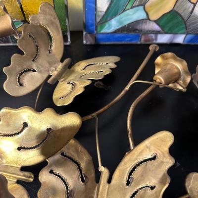 FAUX STAINED GLASS WINDOW LOT