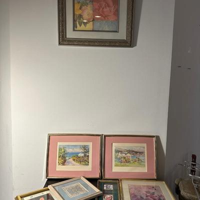 FRAMED PRINT LOT