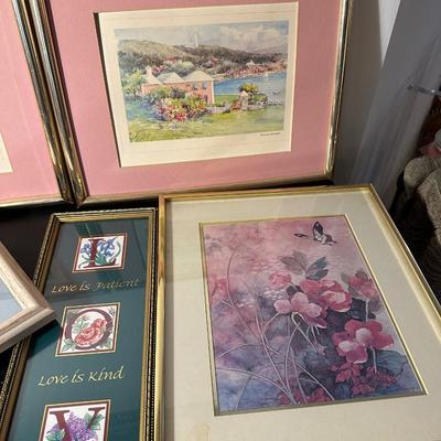 FRAMED PRINT LOT