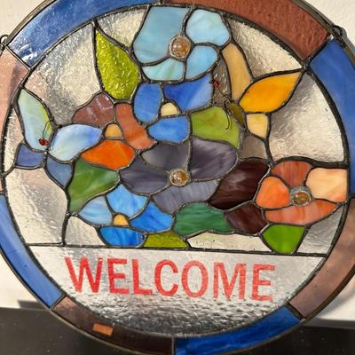 FAUX STAINED GLASS WINDOW ART