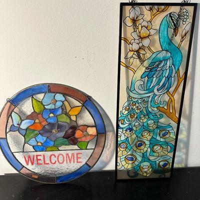 FAUX STAINED GLASS WINDOW ART