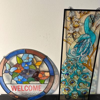 FAUX STAINED GLASS WINDOW ART
