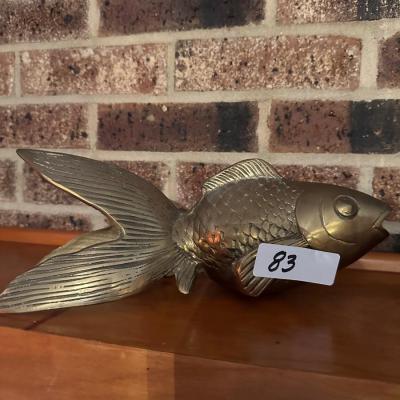 LARGE BRASS GOLD FISH