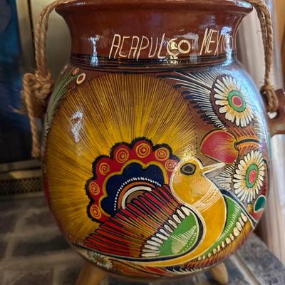 VINTAGE MEXICO POTTERY PLANTER