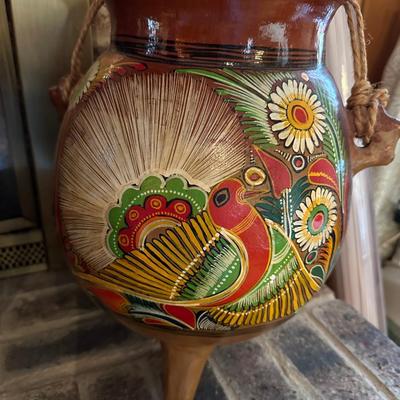 VINTAGE MEXICO POTTERY PLANTER