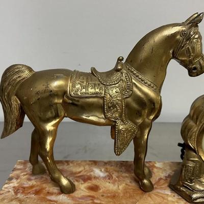  vintage western UNITED SADDLE HORSE CLOCK
