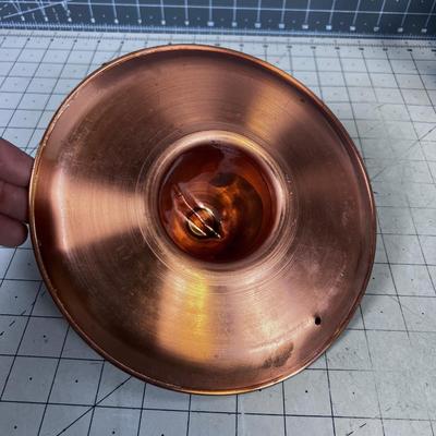  vintage copper WESTERN HAT ZION PARK SOUVENIR WALL HANGER