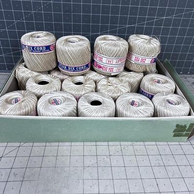 Star Six Cord Thread for Delicate Crochet NEW 
