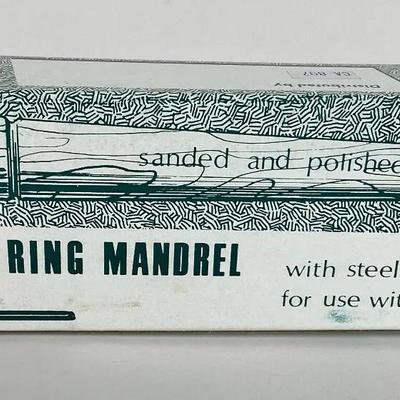 WAX RING STAND with WOOD MANDREL NIB 
