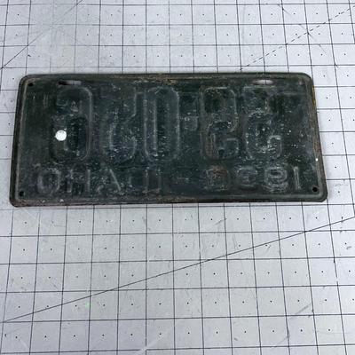 1930, IDAHO License Plate