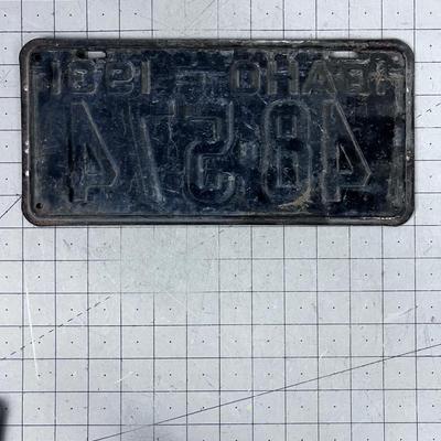 1931, IDAHO License Plate