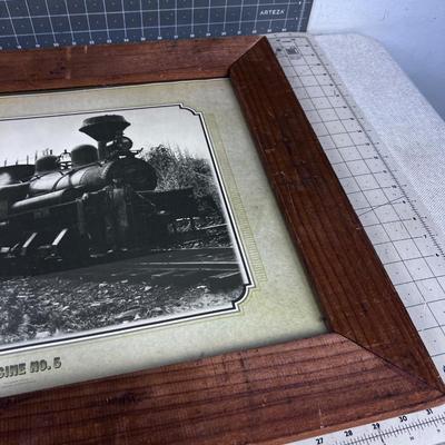 Framed Print of Steam Locomotive Engine No. 5 
