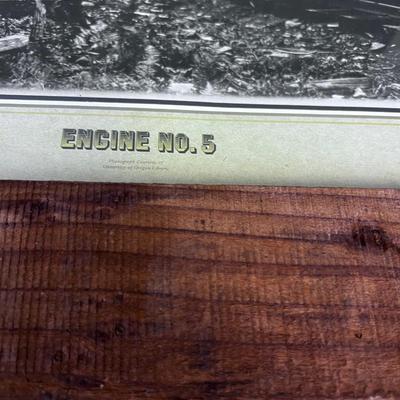 Framed Print of Steam Locomotive Engine No. 5 