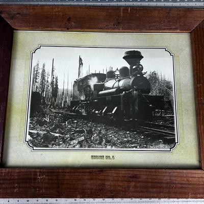 Framed Print of Steam Locomotive Engine No. 5 