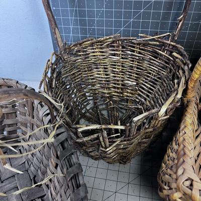 Vintage and Antique, Giant Basket LOT