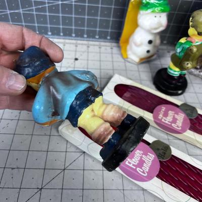 Vintage Candle LOT Figural Hummel Inspired and Tappers 
