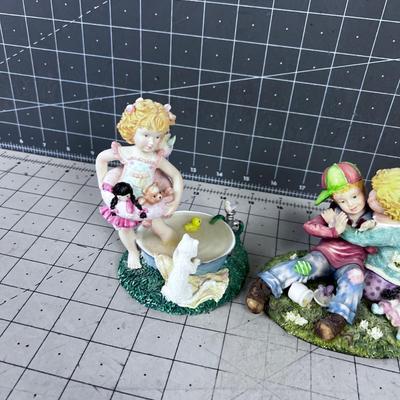 Laura's Attic Resin Figurines (3) 