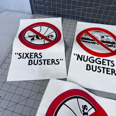Vintage 1990's: Handed out by the JAZZ when they Played these Opponents (5)