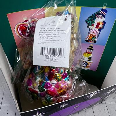 Sealed Radko EGG SCRAMBLE Ornament Spring 01-CB-3 Easter NWT 4.25â€