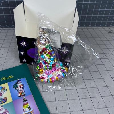 Sealed Radko EGG SCRAMBLE Ornament Spring 01-CB-3 Easter NWT 4.25â€