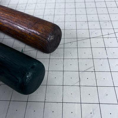 2 Vintage WOOD Baseball Bats