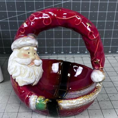 Christmas Candy Dish NEW 