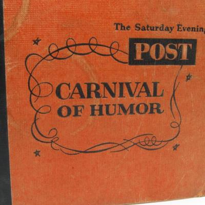 Vintage Hardcover Book The Saturday Night Post Carnival of humor 1958 Yoder