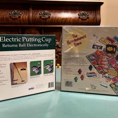 The Honeymooners Game and Electric Putting Cup
