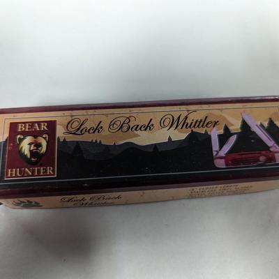 New Bear Hunter Lock Back Whittler Pocket Cutlery