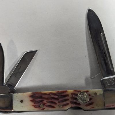 New Bear Hunter Lock Back Whittler Pocket Cutlery