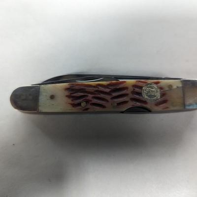 New Bear Hunter Lock Back Whittler Pocket Cutlery