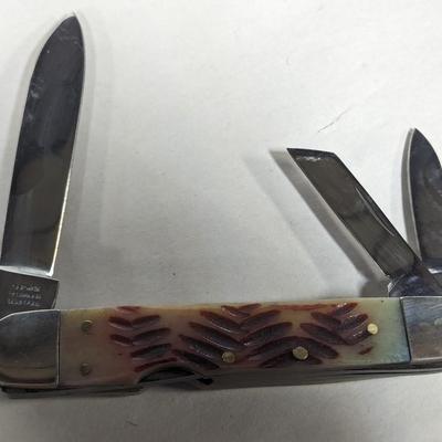 New Bear Hunter Lock Back Whittler Pocket Cutlery