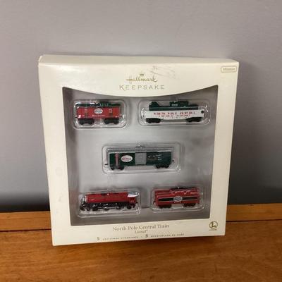 North Pole central train Lionel miniature ornaments hallmark keepsake