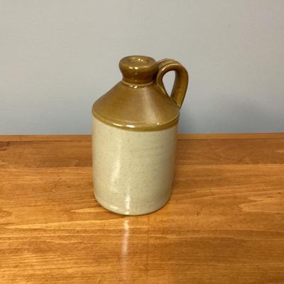 Salt glazed pottery jug