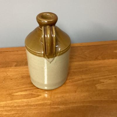 Salt glazed pottery jug