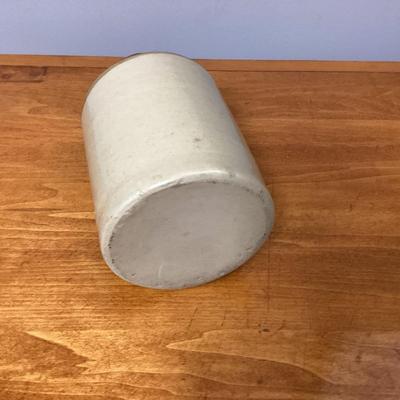 Salt glazed pottery jug