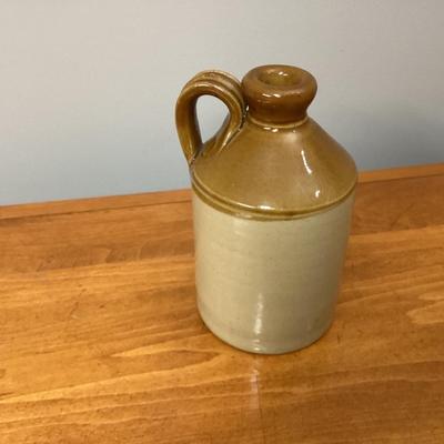 Salt glazed pottery jug